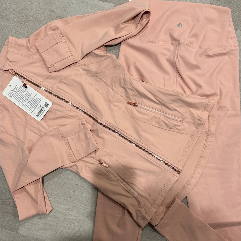 NWT Lululemon Define Track
Jacket Indochine Blue Pink Zip-Up Jacket